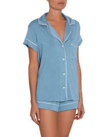 Eberjey Gisele Boxer-Short Jersey Pajama Set at Neiman Marcus